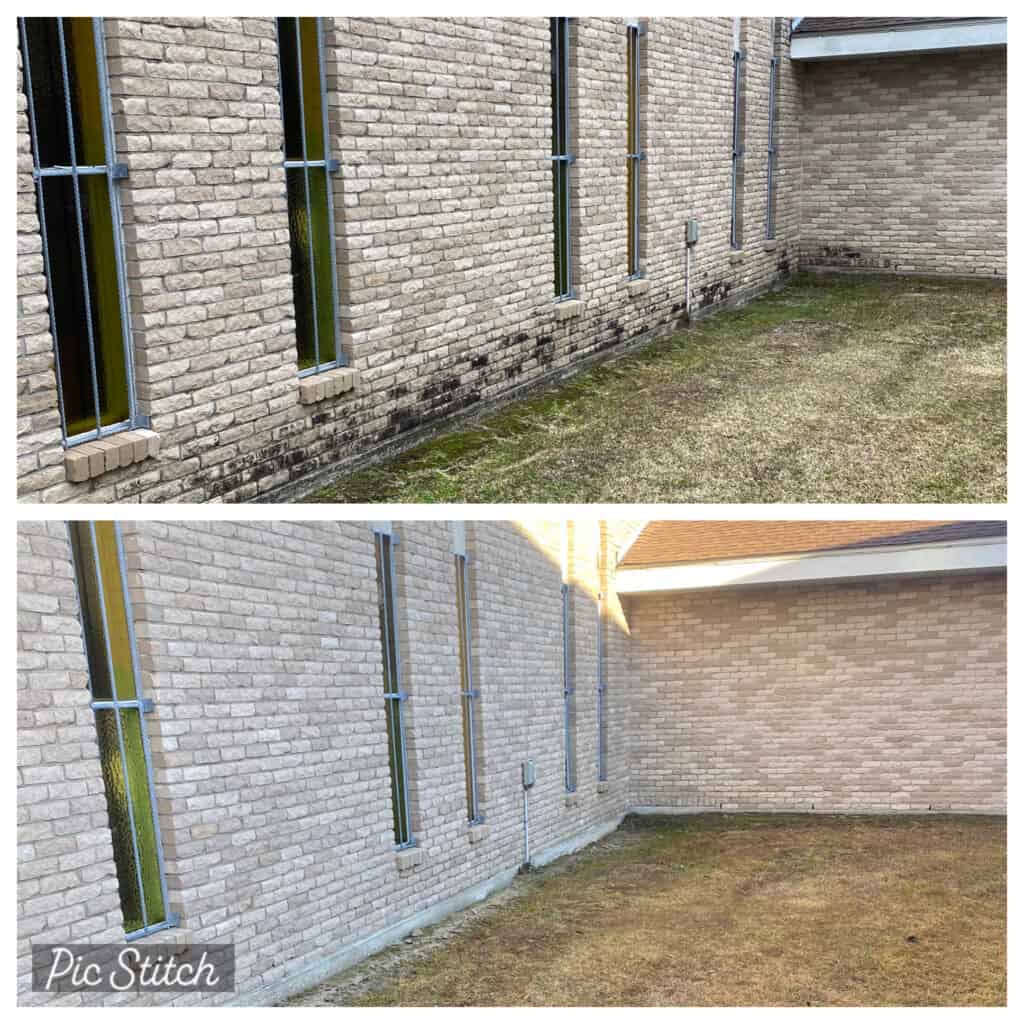 pressure washing